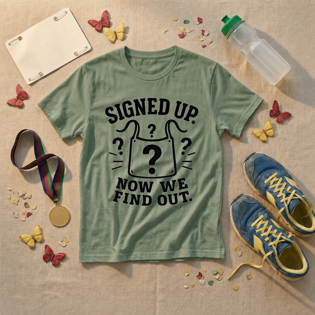 Signed Up Now We Find Out T-Shirt - view 1