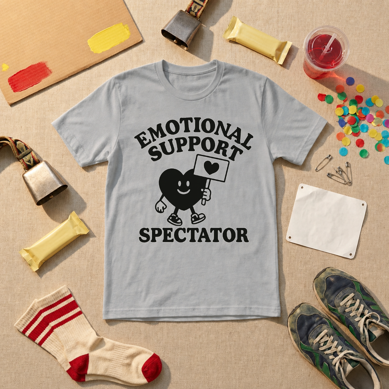 Emotional Support Spectator T-Shirt - White