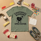 Emotional Support Spectator T-Shirt - Light Blue