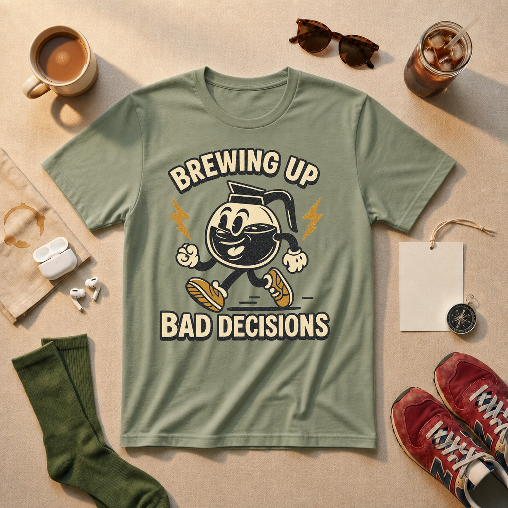 Brewing Up Bad Decisions T-Shirt - view 1