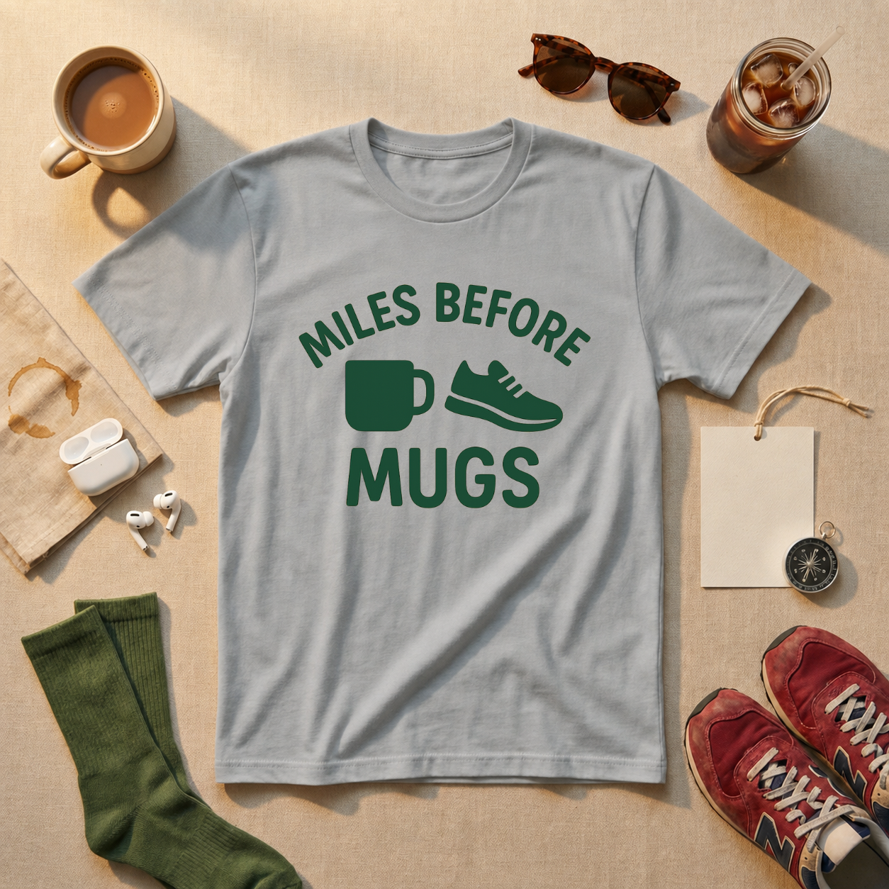 Miles Before Mugs T-Shirt - view 2