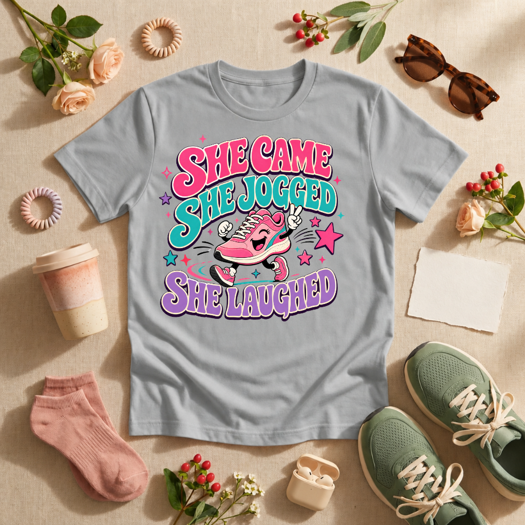 She Came She Jogged She Laughed