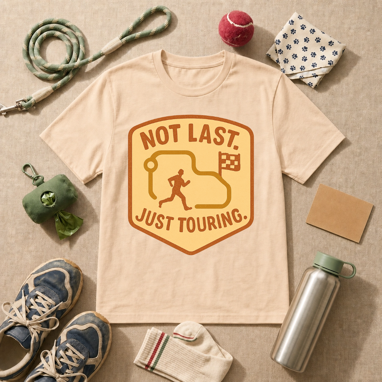 Not Last. Just Touring. - Military Green