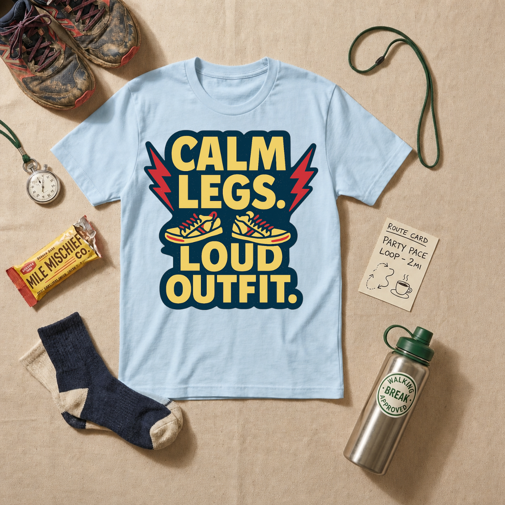Calm Legs Loud Outfit T-Shirt