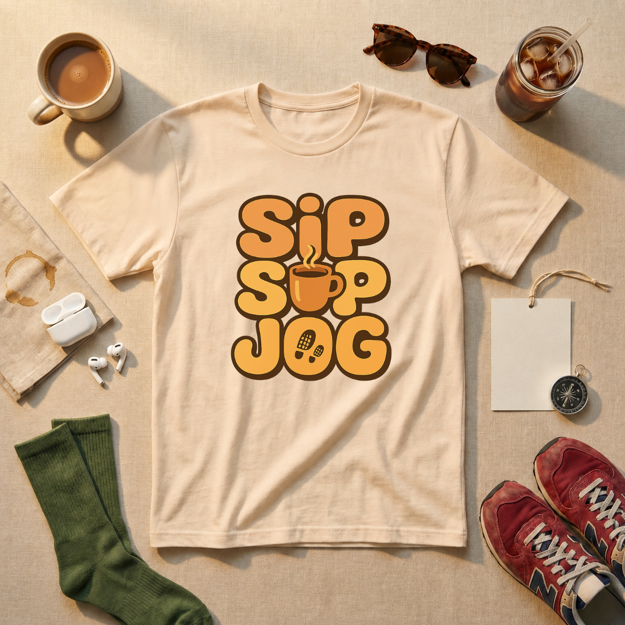 Sip Sip Jog T-Shirt - view 4