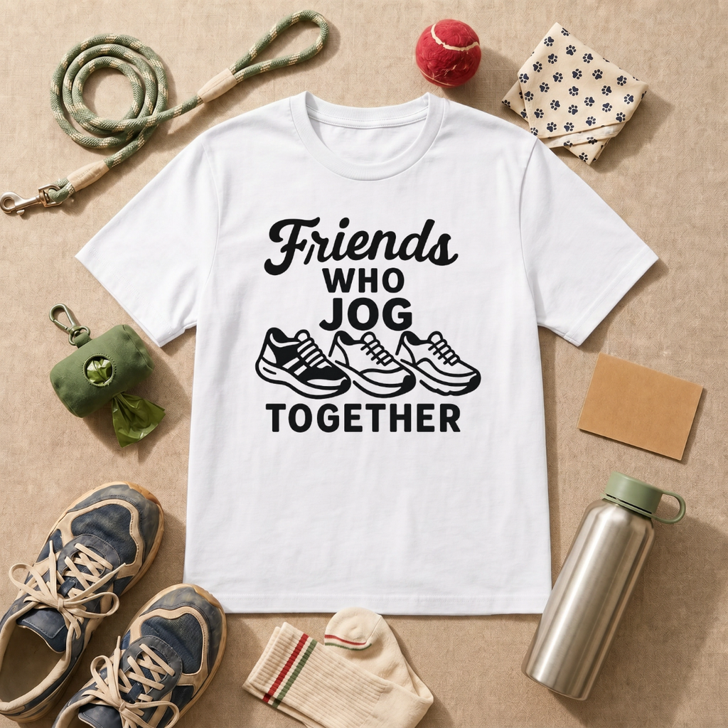 Friends Who Jog Together T-Shirt
