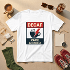 Decaf Pace Denied T-Shirt - Light Blue
