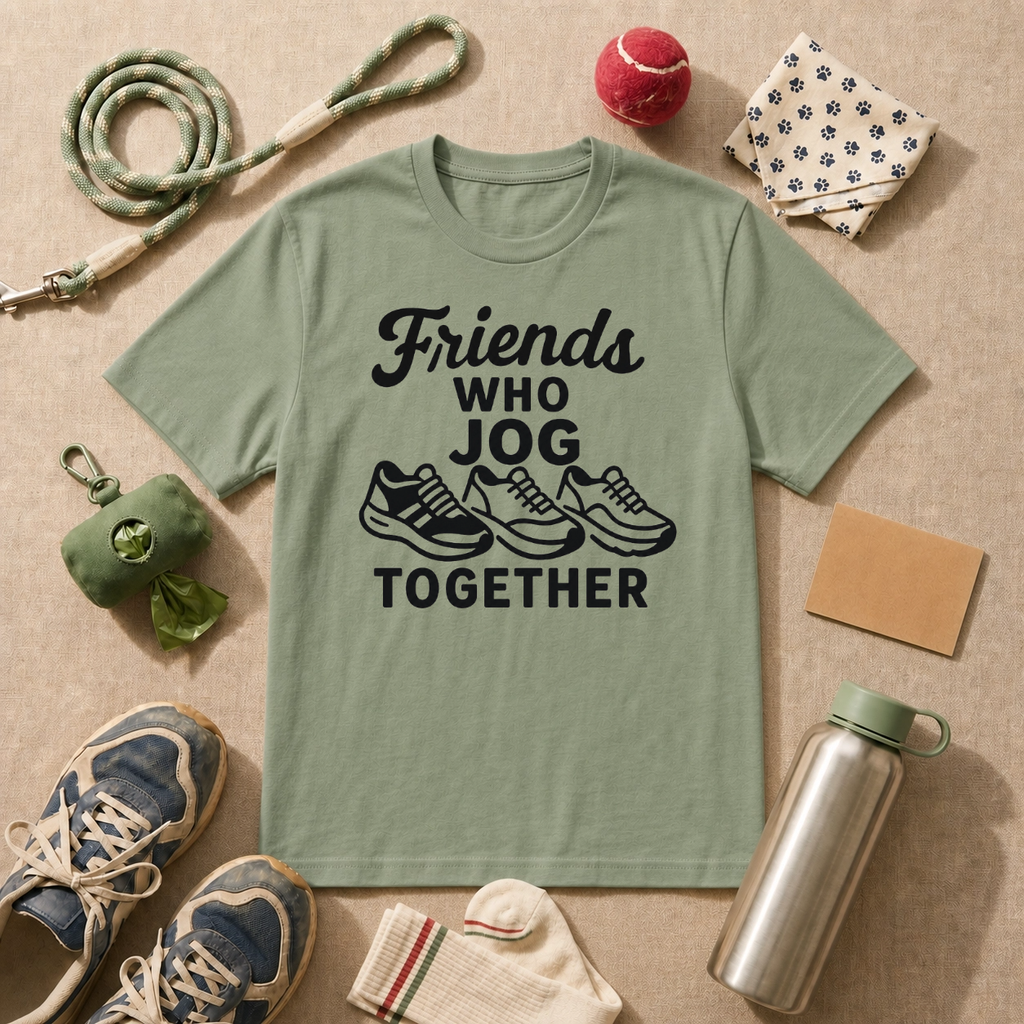 Friends Who Jog Together T-Shirt