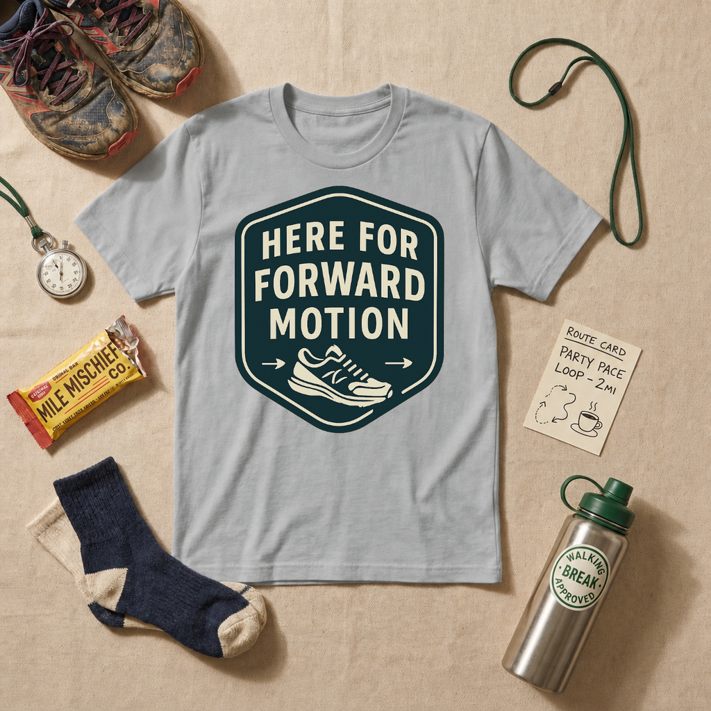 Here For Forward Motion T-Shirt