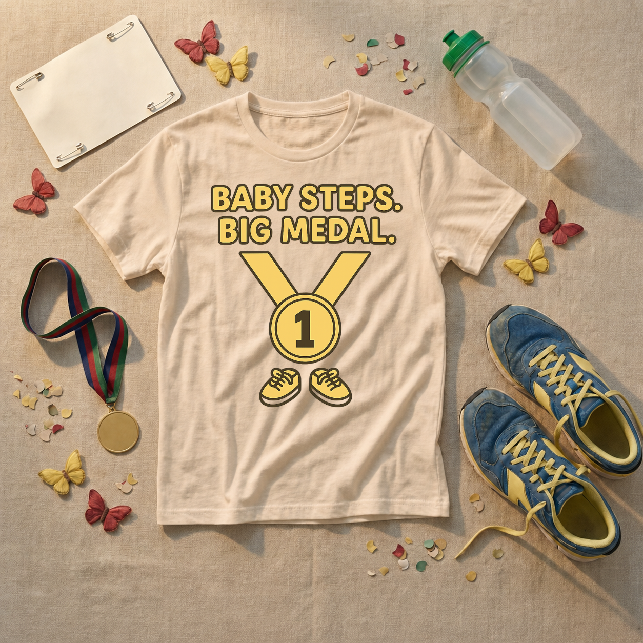 Baby Steps Big Medal T-Shirt - view 4