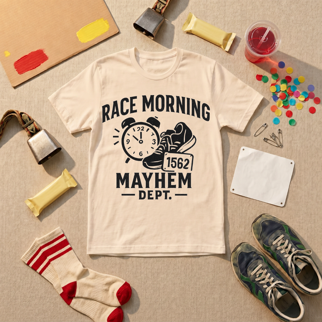 Race Morning Mayhem Dept T-Shirt - view 3