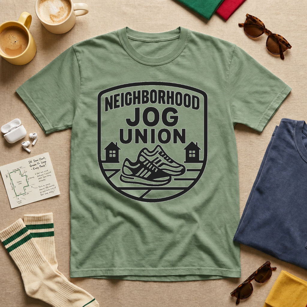 Neighborhood Jog Union T-Shirt - White