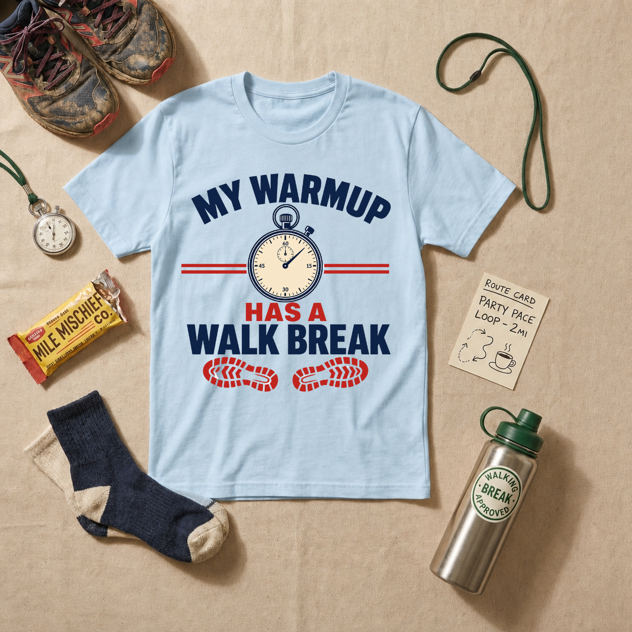 My Warmup Has A Walk Break