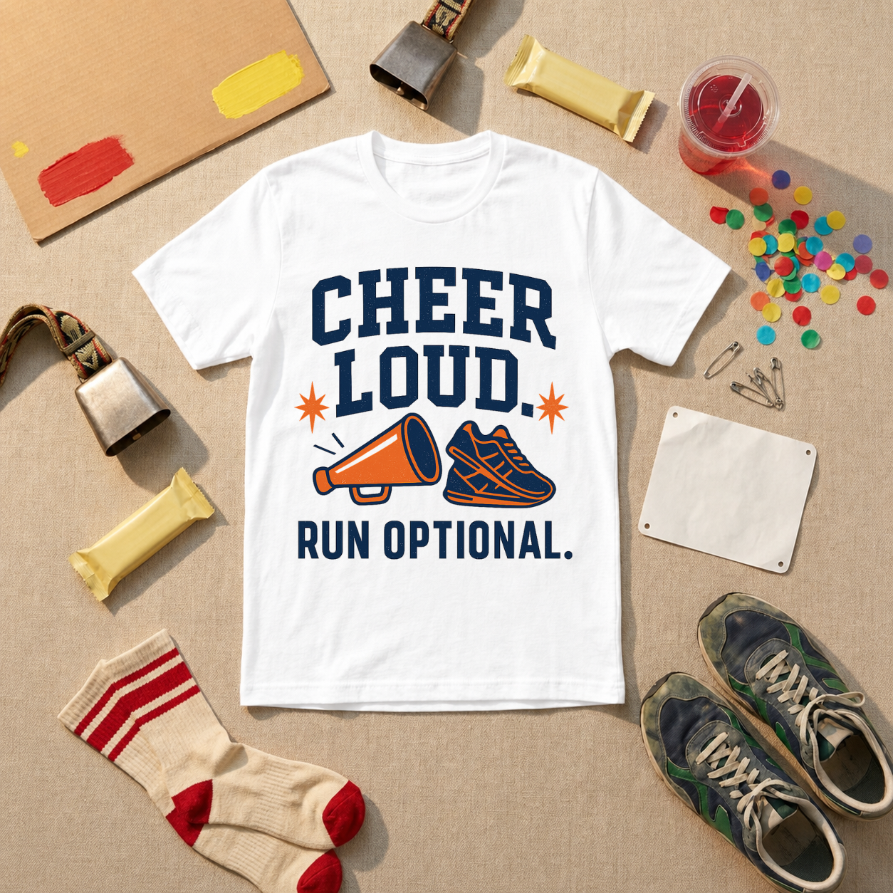 Cheer Loud Run Optional T-Shirt - view 4