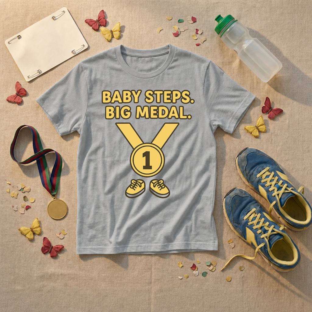 Baby Steps Big Medal T-Shirt - view 2