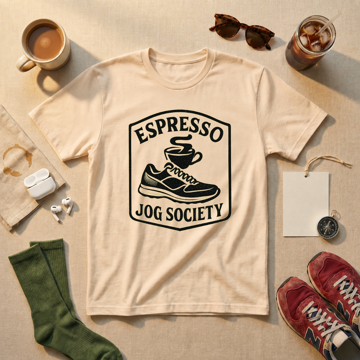 Espresso Jog Society T-Shirt - view 4