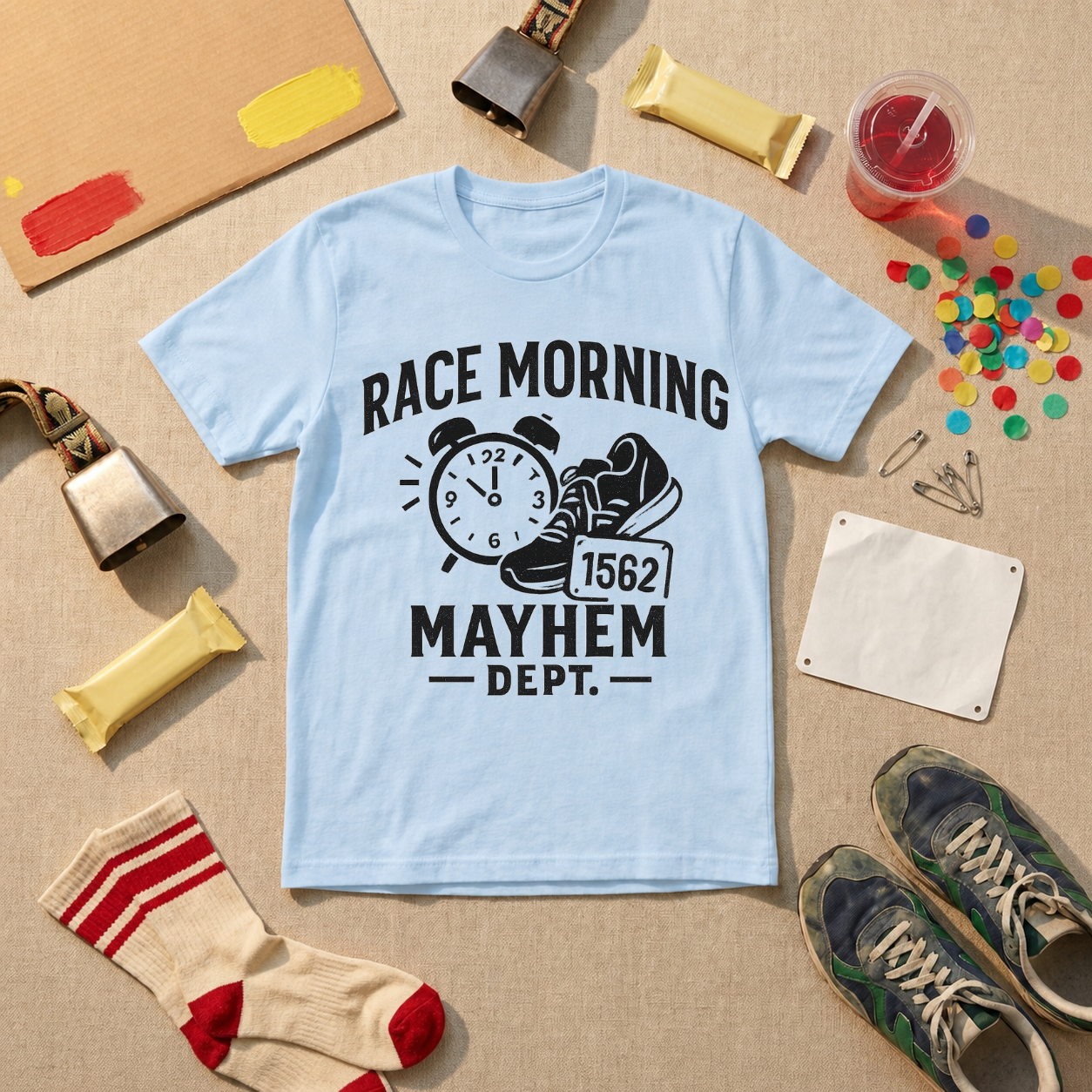 Race Morning Mayhem Dept T-Shirt - view 2