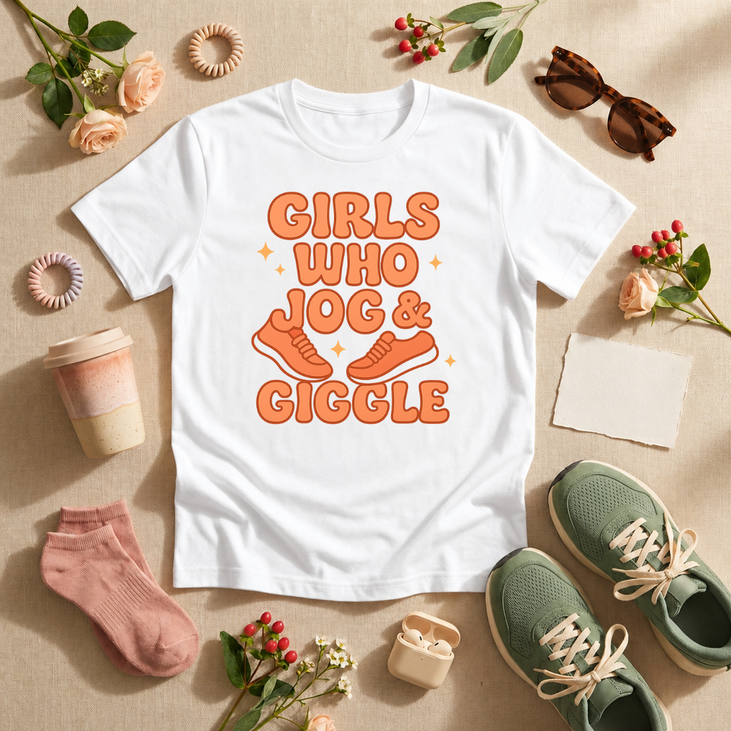 Girls Who Jog Giggle T-Shirt - view 5