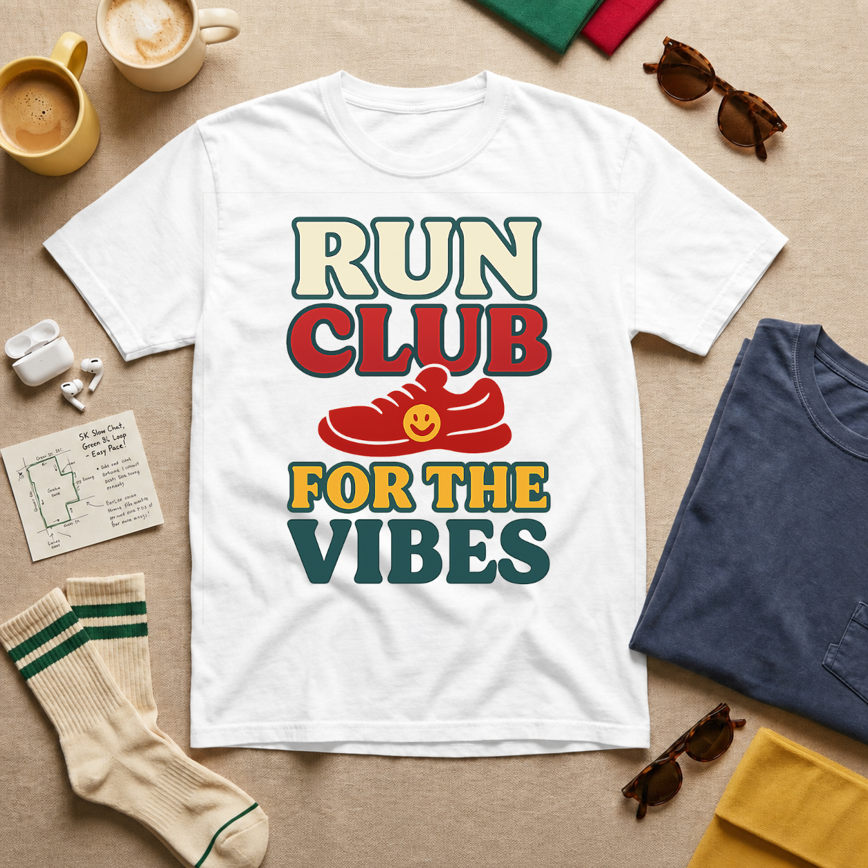 Run Club For The Vibes T-Shirt