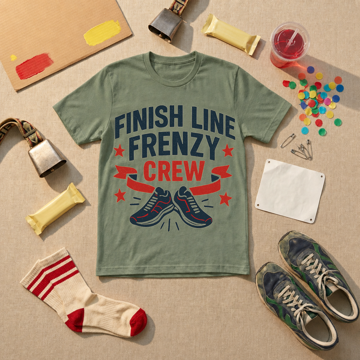 Finish Line Frenzy Crew T-Shirt