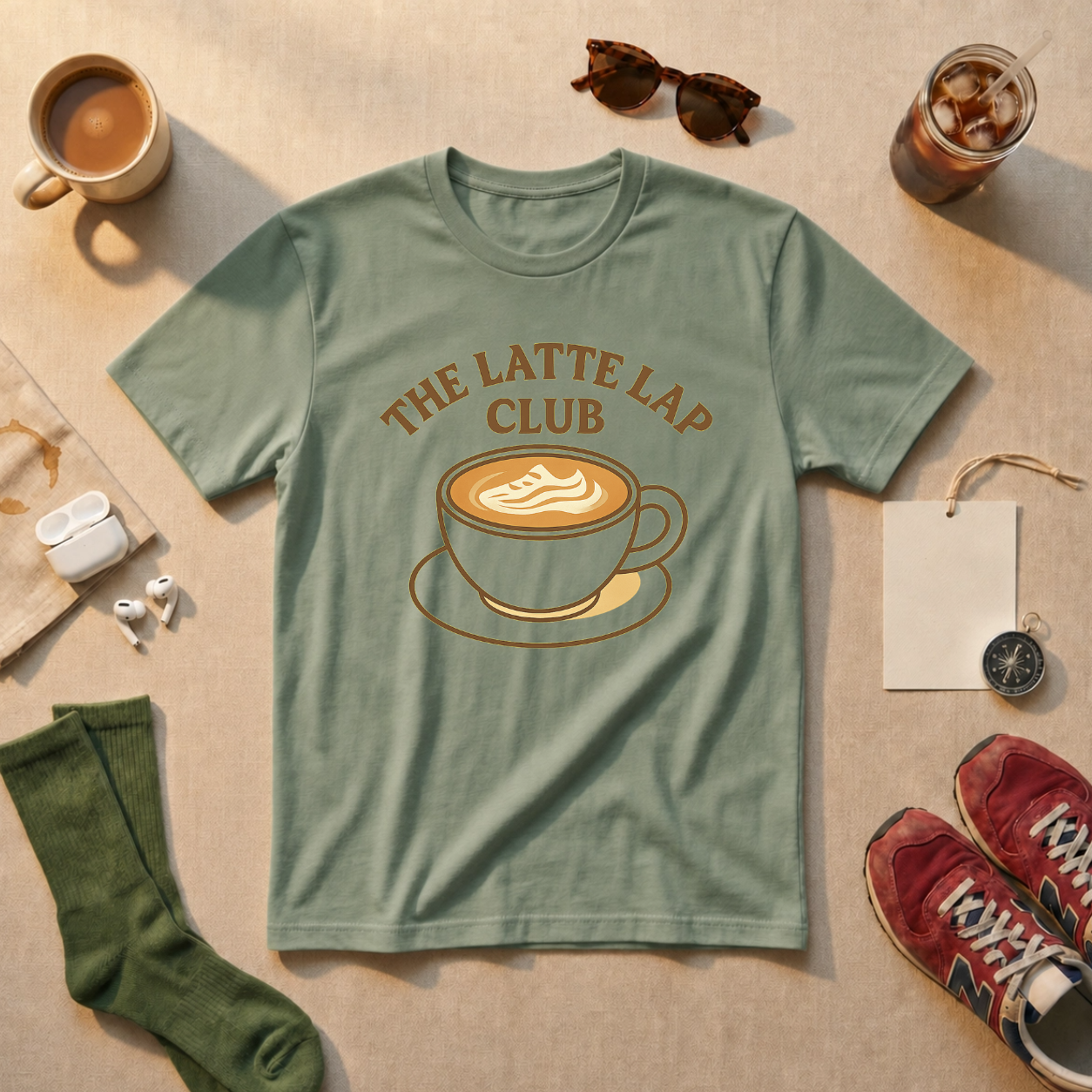 The Latte Lap Club T-Shirt - view 1
