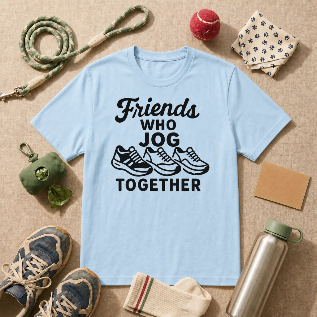 Friends Who Jog Together T-Shirt