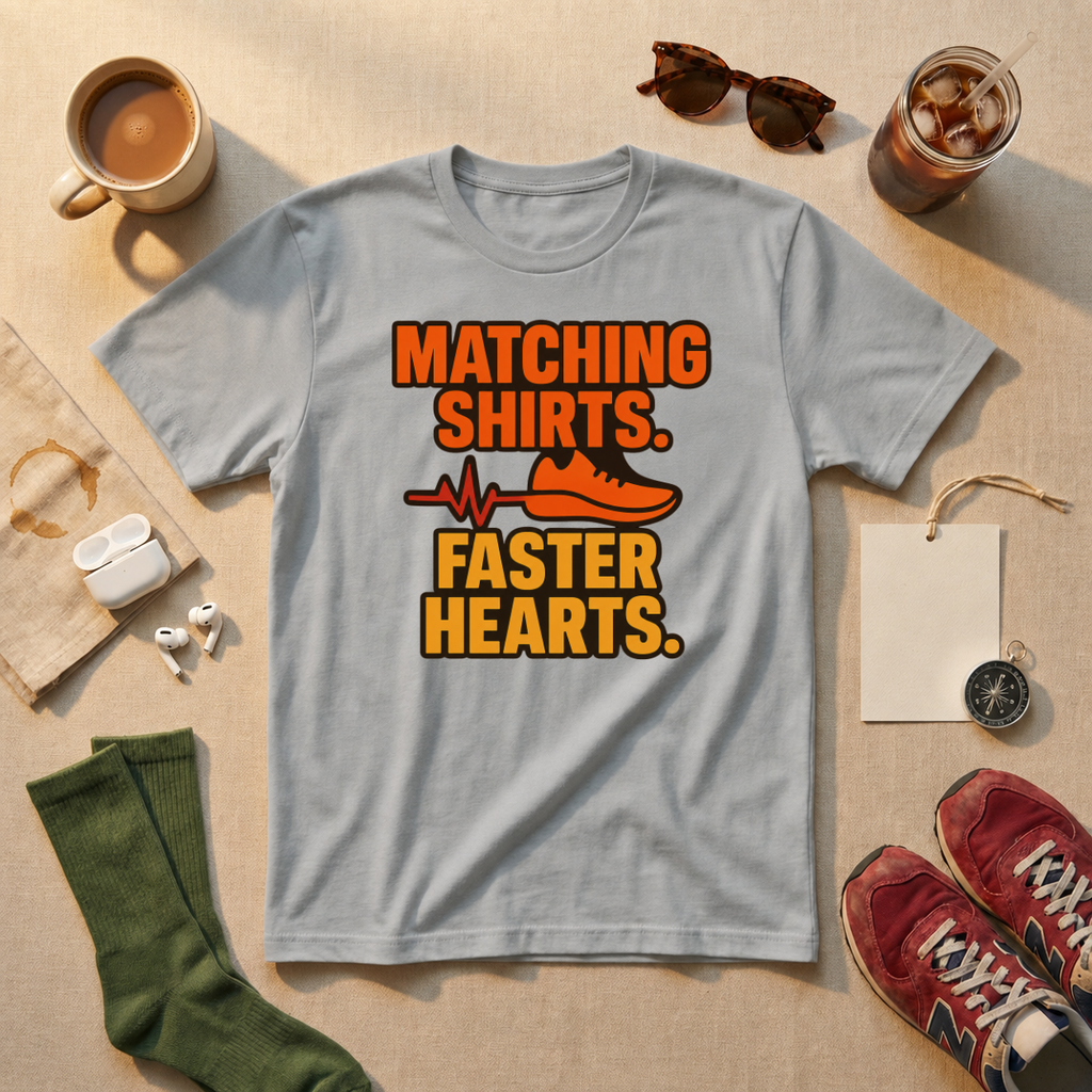 Matching Shirts Faster Hearts T-Shirt - view 2
