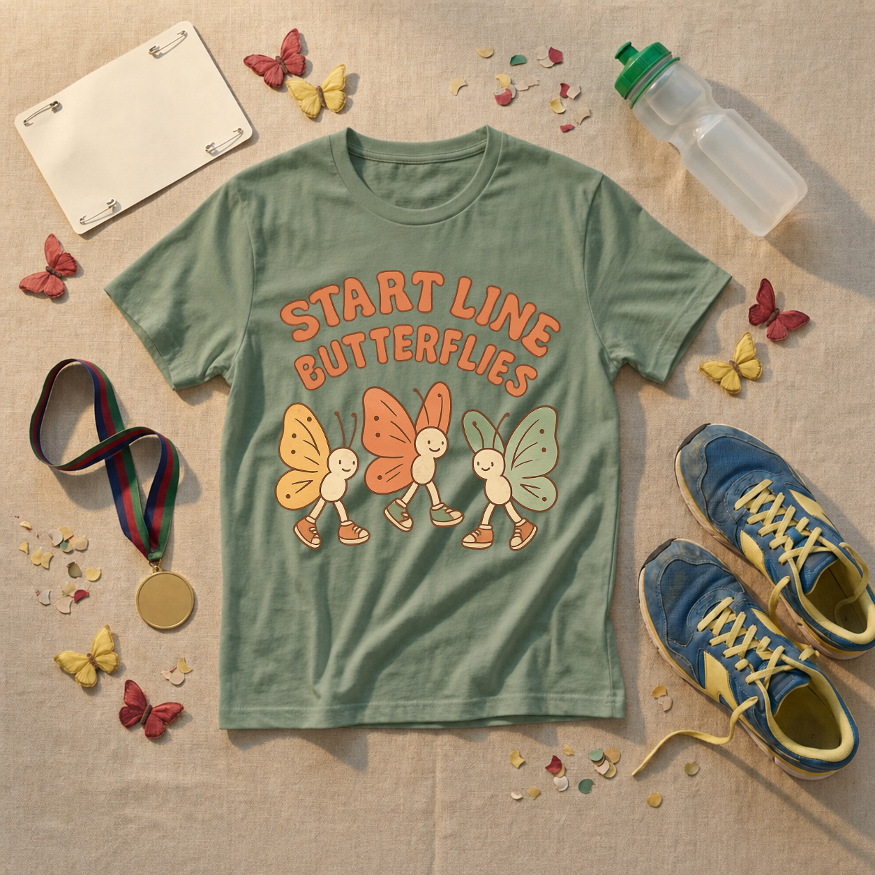 Start Line Butterflies T-Shirt - view 1