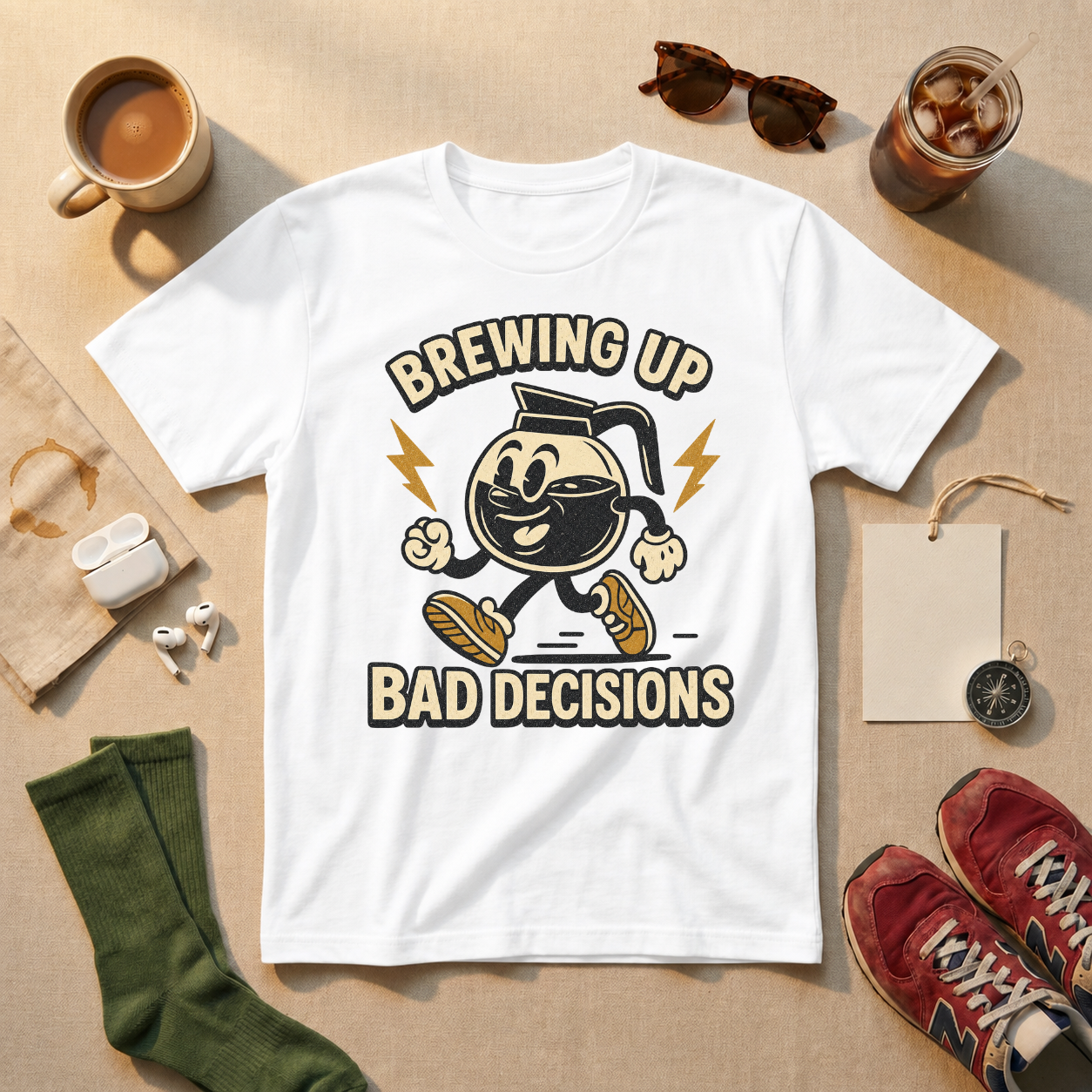 Brewing Up Bad Decisions T-Shirt - view 5