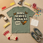 Bibs Nerves Snacks T-Shirt