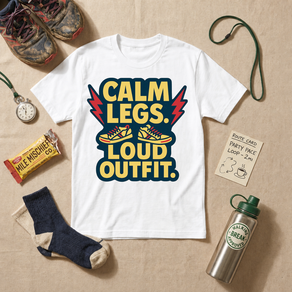 Calm Legs Loud Outfit T-Shirt