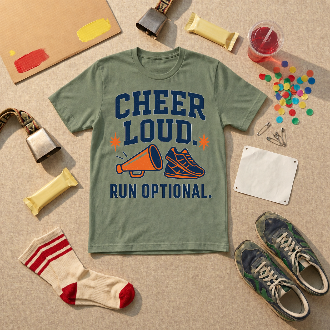 Cheer Loud Run Optional T-Shirt - view 5