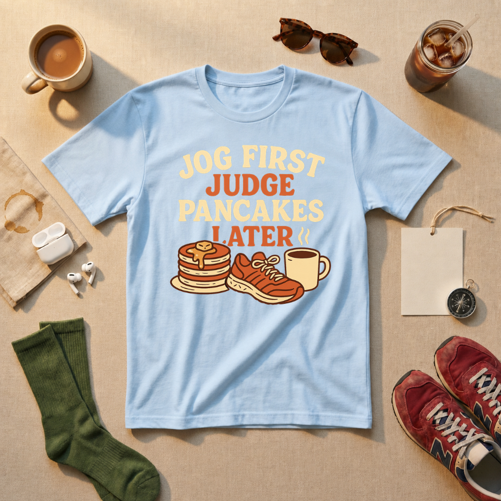 Jog First Judge Pancakes Later