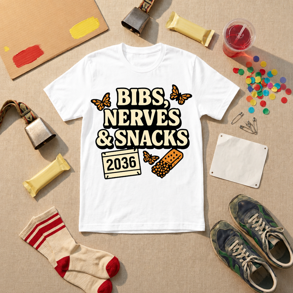 Bibs Nerves Snacks T-Shirt