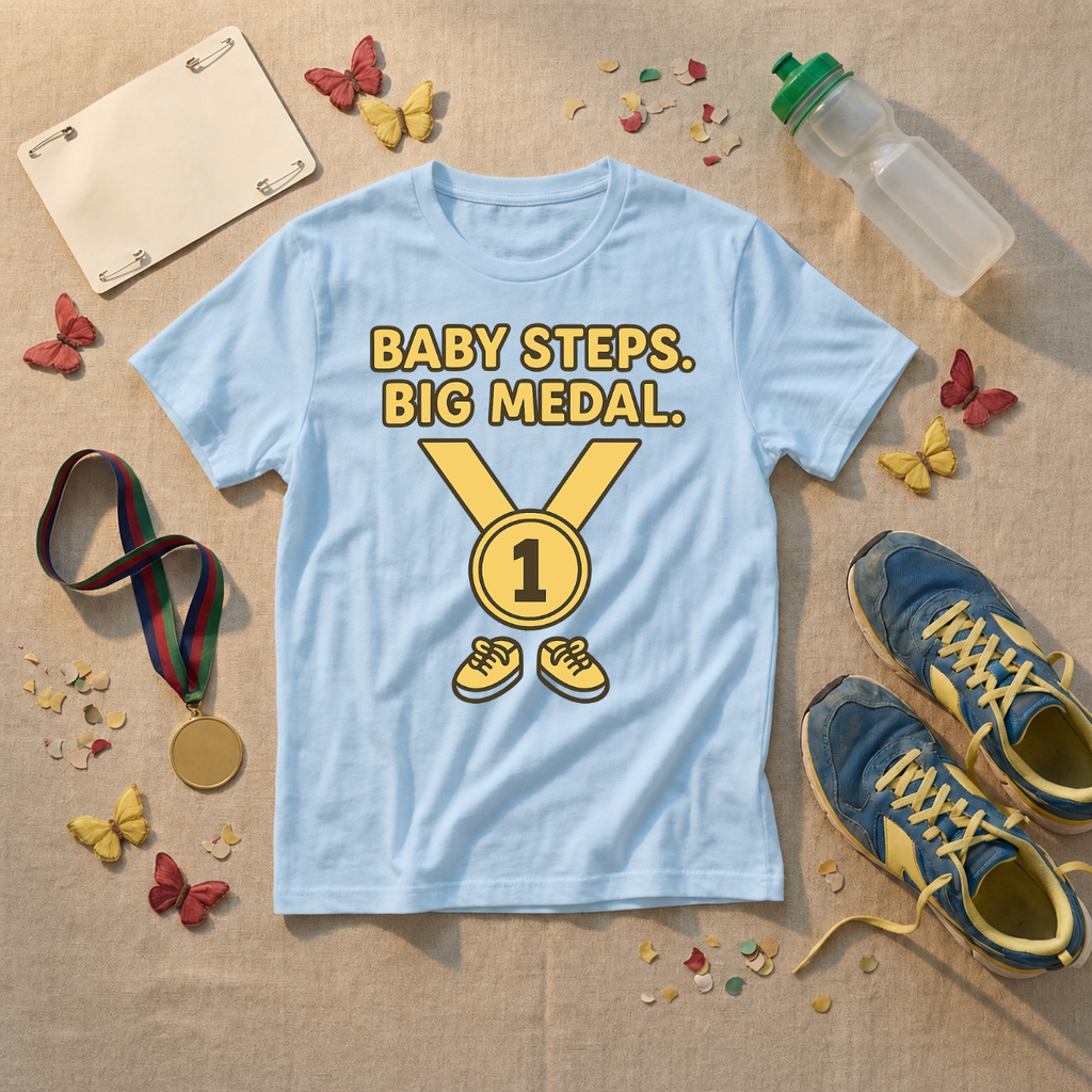Baby Steps Big Medal T-Shirt - view 3