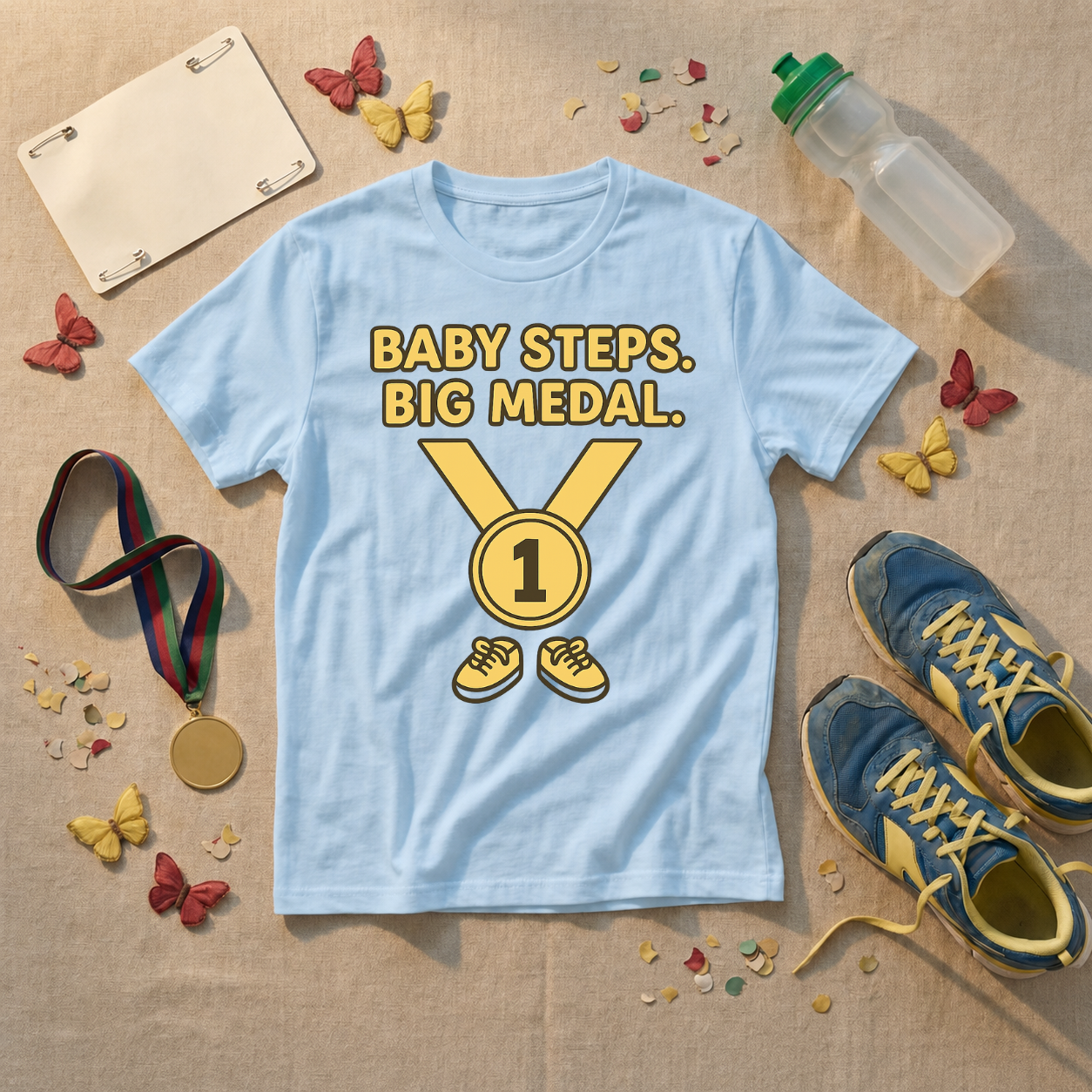 Baby Steps Big Medal T-Shirt - view 3