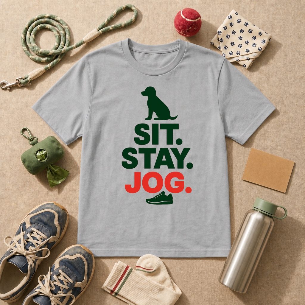 Sit Stay Jog T-Shirt