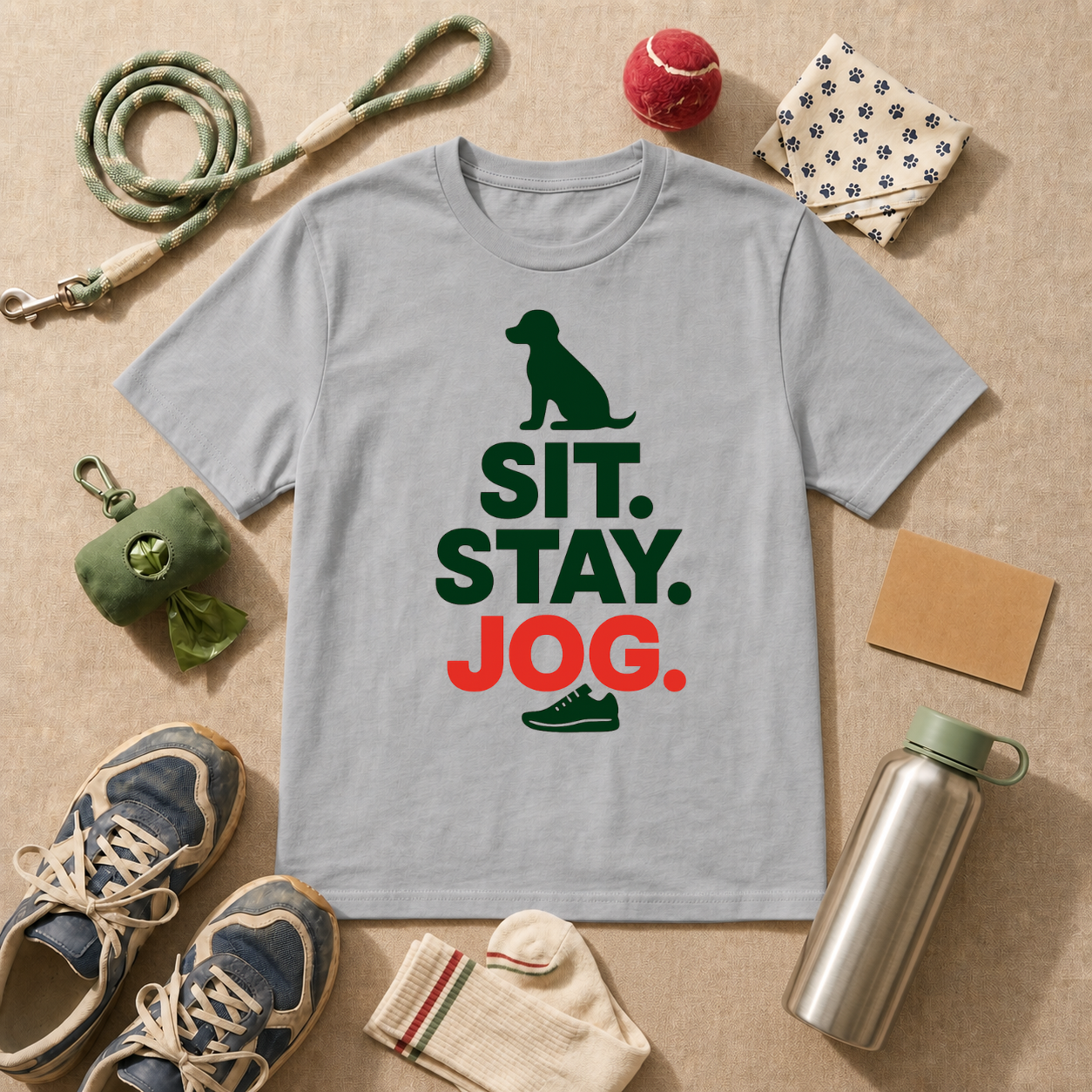 Sit Stay Jog T-Shirt