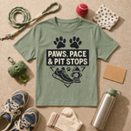Paws Pace Pit Stops T-Shirt