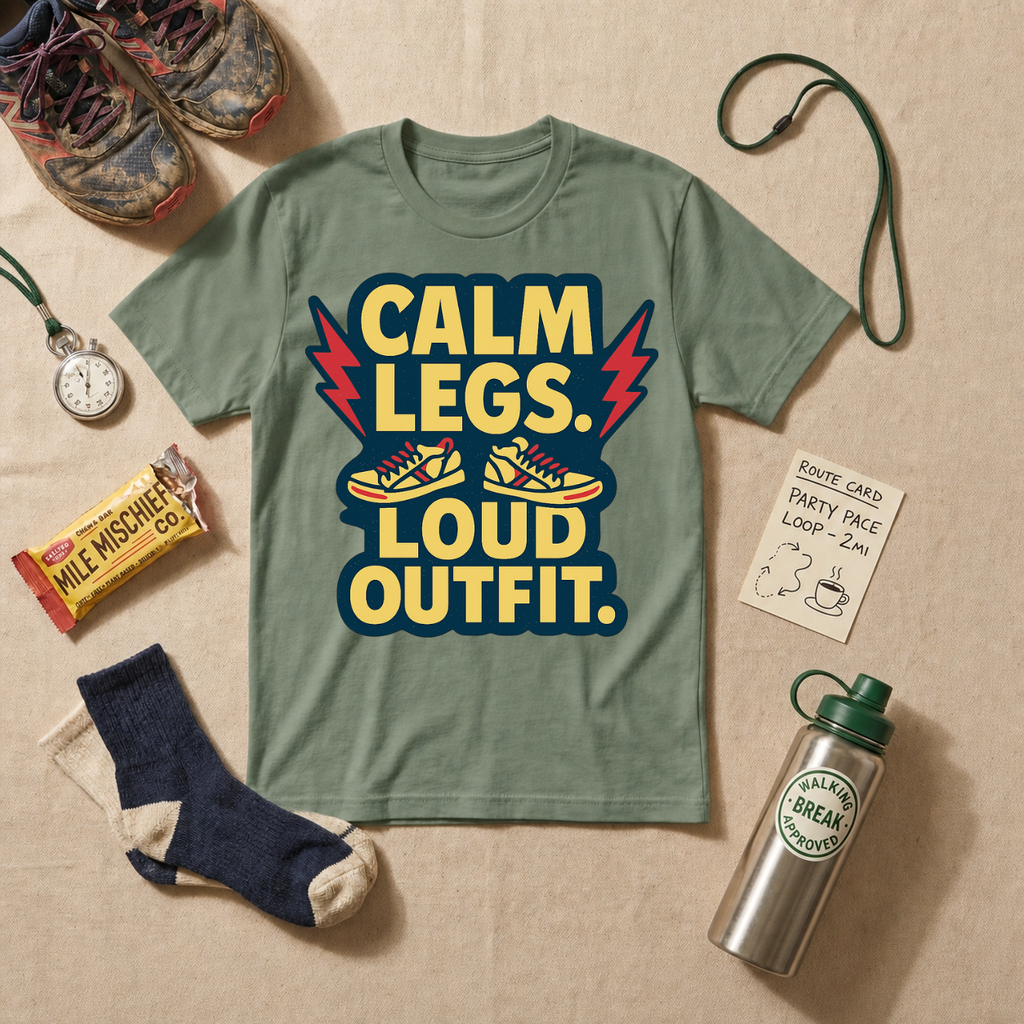Calm Legs Loud Outfit T-Shirt