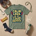 Calm Legs Loud Outfit T-Shirt
