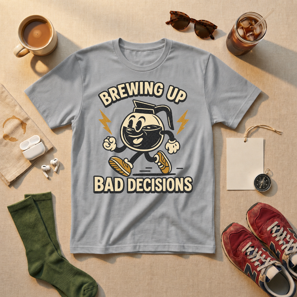Brewing Up Bad Decisions T-Shirt - view 2