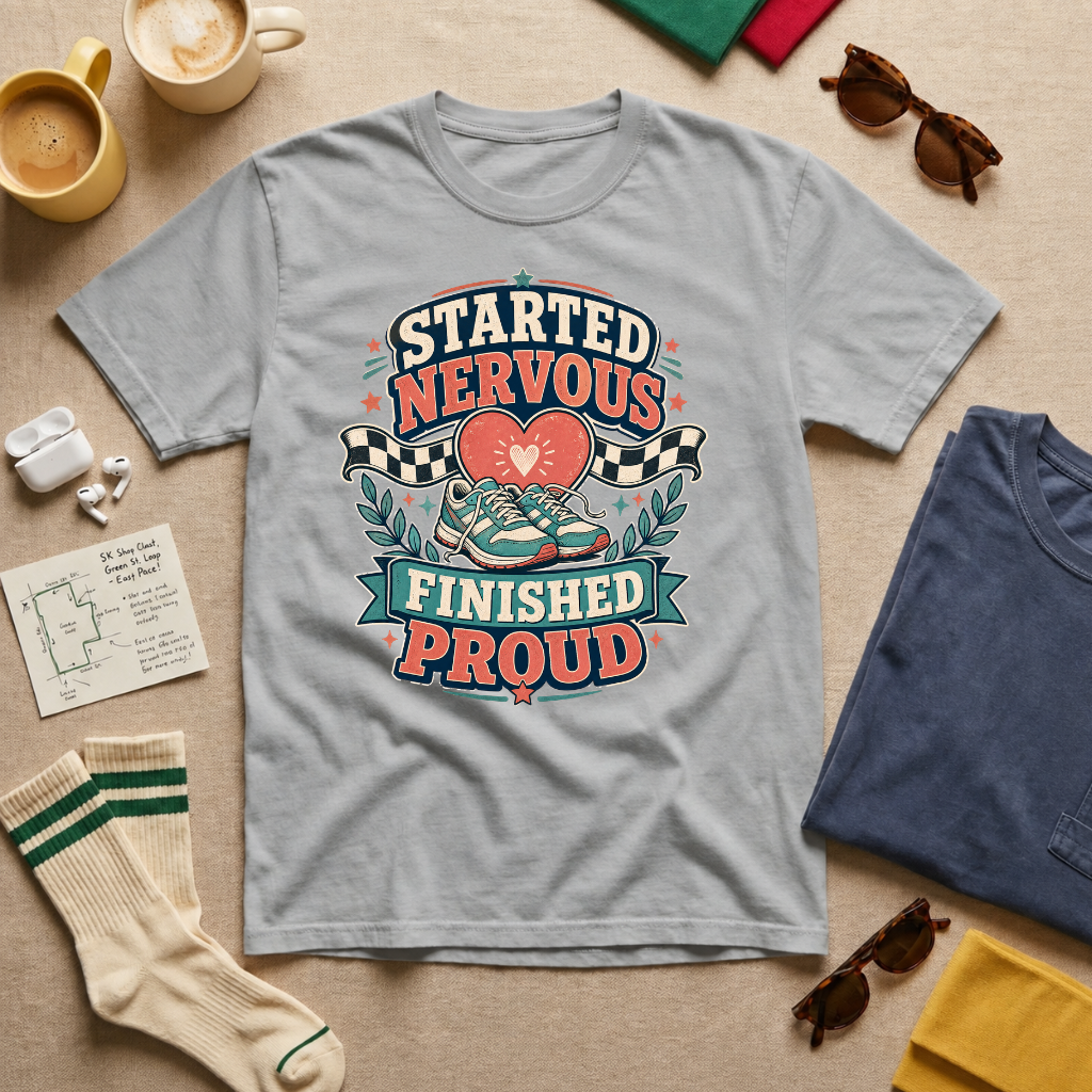 Started Nervous Finished Proud