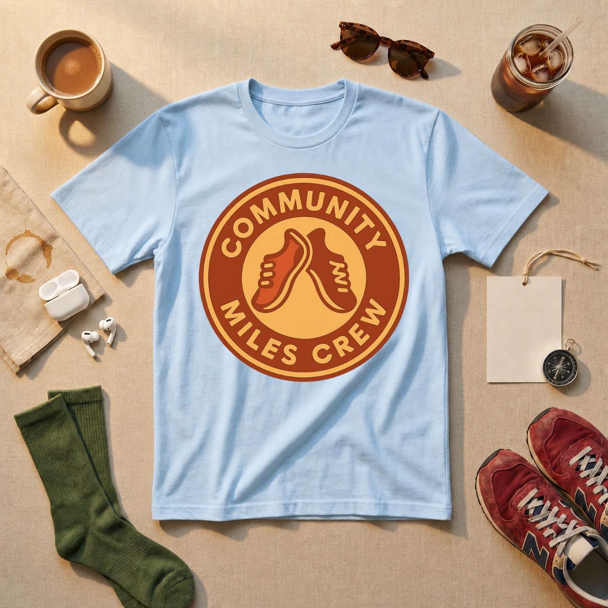 Community Miles Crew - Natural