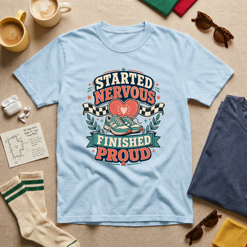 Started Nervous Finished Proud