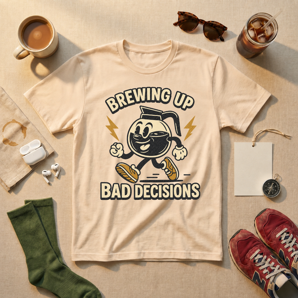 Brewing Up Bad Decisions T-Shirt - view 4