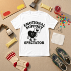 Emotional Support Spectator T-Shirt - Military Green