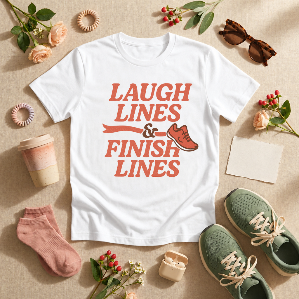 Laugh Lines Finish Lines T-Shirt