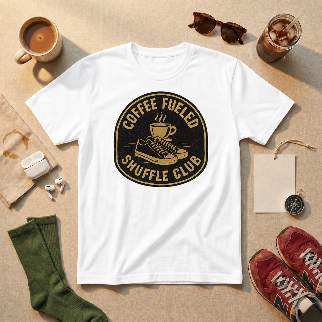 Coffee Fueled Shuffle Club T-Shirt - view 5