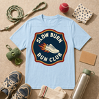 Slow Burn Run Club T-Shirt - Natural